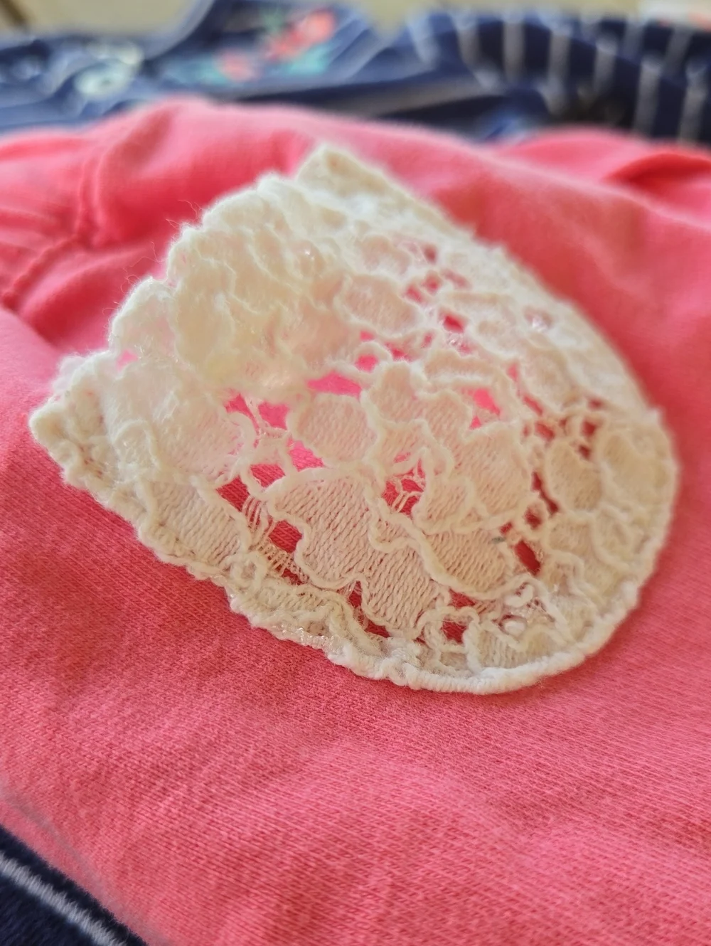 Carters girls pink 3 mo matching outfit set Lace Flowers Cotton Comfy Cute Cozy